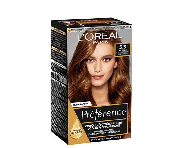 Loreal Paris Preference hair dye N5.3